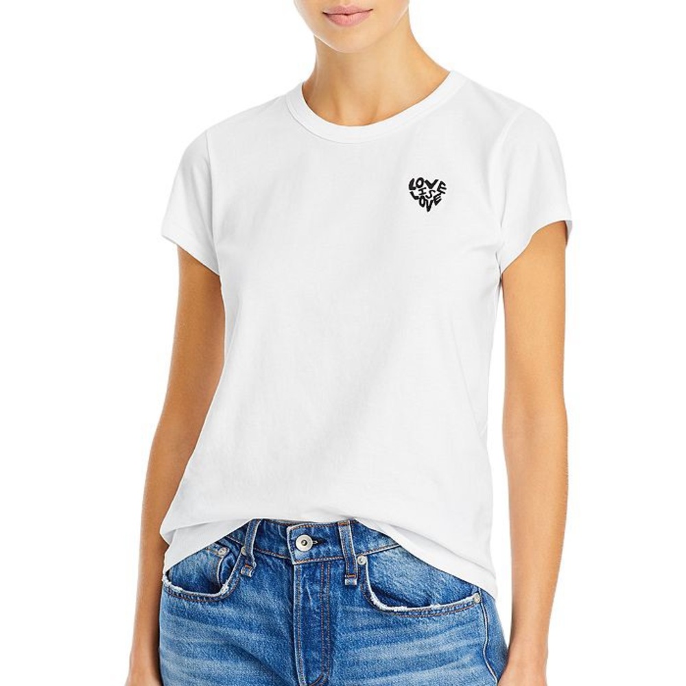Rag & Bone Love is Love Slub Tee